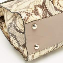 Valentino Multicolor Python and Leather Aphrodite Bow Bag