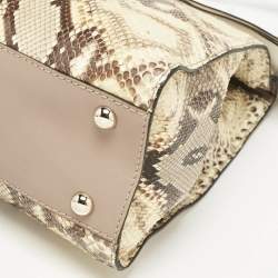 Valentino Multicolor Python and Leather Aphrodite Bow Bag