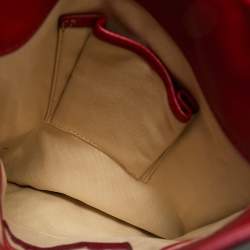 Valentino Red Leather Rockstud Flat Crossbody Bag