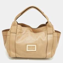Valentino Brown Leather Aphrodite Bow Tote