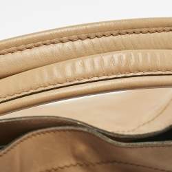 Valentino Brown Leather Aphrodite Bow Tote