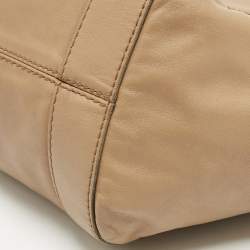 Valentino Brown Leather Aphrodite Bow Tote