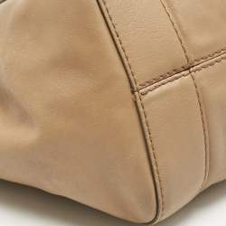 Valentino Brown Leather Aphrodite Bow Tote