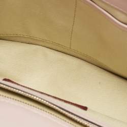 Valentino Pink Leather Medium Glam Lock Shoulder Bag