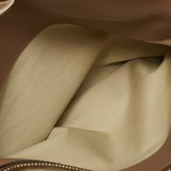 Valentino Beige Leather Rockstud Dome Satchel