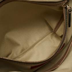 Valentino Beige Leather Rockstud Dome Satchel