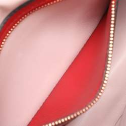 Valentino Peach Quilted Velvet Medium Rockstud Spike Chain Bag