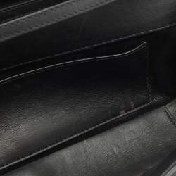 Valentino Black Leather Loco Flap Shoulder Bag