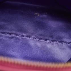 مملوكة مسبقًا حقيبة فالنتينو بيتال روز قبة جلد فوشيا