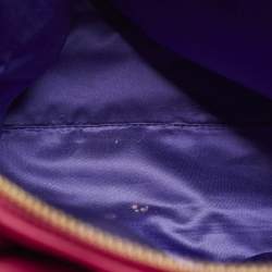 مملوكة مسبقًا حقيبة فالنتينو بيتال روز قبة جلد فوشيا