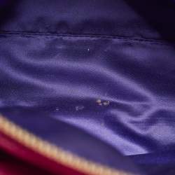 مملوكة مسبقًا حقيبة فالنتينو بيتال روز قبة جلد فوشيا