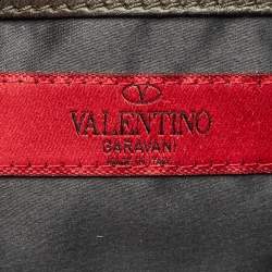 Pre Owned Valentino Silver/Grey Sequins Rose Petal Shopper Tote