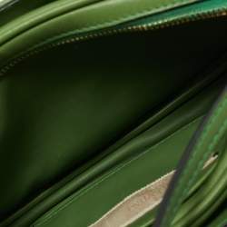 Valentino Green Leather Logo Go Crossbody Bag