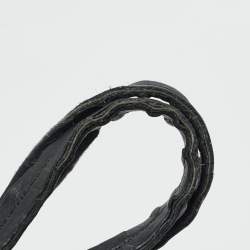 Pre Owned Valentino Black Leather Rockstud Shopper Tote