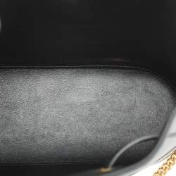 Pre Owned Valentino Black Leather VLogo Signature Mini Bucket Bag