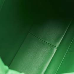 Pre Owned Valentino Green Leather Maxi One Stud Hobo