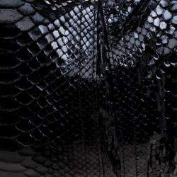 Pre Owned Valentino Black Python Satchel