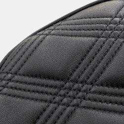 Pre Owned Valentino Garavani Quilty 67 Medium Black Leather Zip-Up Shoulder Bag