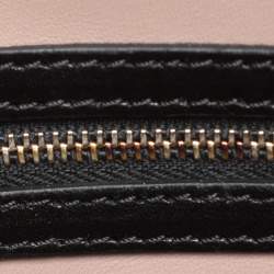 Pre Owned Valentino Black Leather Rockstud Wristlet Clutch