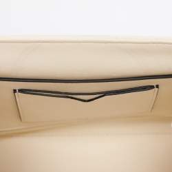 Pre Owned Valentino White Leather Roman Stud Top Handle Bag