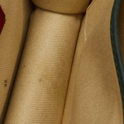 Pre Owned Valentino Dark Green Leather Rockstud Small Glam Lock Shoulder Bag