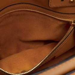 Pre Owned Valentino Mustard Yellow Leather My Rockstud Flap Top Handle Bag