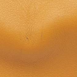 Pre Owned Valentino Mustard Yellow Leather My Rockstud Flap Top Handle Bag