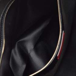 Pre Owned Valentino Black Leather Rockstud Shopper Tote