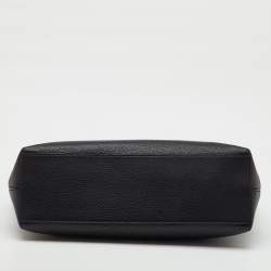 Pre Owned Valentino Black Leather Rockstud Shopper Tote