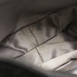 Pre Owned Valentino Black Leather Catch Crystals Hobo