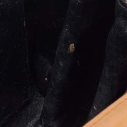 Pre Owned Valentino Tan Leather Stud Sign Flap Shoulder Bag