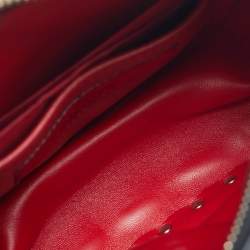 Pre Owned Valentino Black Quilted Leather Rockstud Spike Camera Crossbody Bag