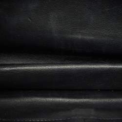 Pre Owned Valentino Black Calf Hair Rockstud Lock Flap Shoulder Bag