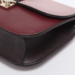 Pre Owned Valentino Multicolor Leather Rockstud Small Glam Lock Shoulder Bag