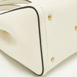 Pre Owned Valentino Off White Leather All time Tote