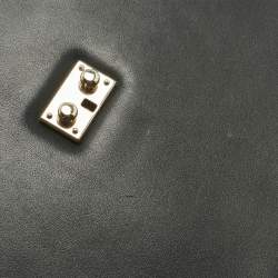 Pre Owned Valentino Black Leather Large Glam Lock Shoulder Bag