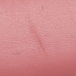 Pre Owned Valentino Pink Leather Rockstud Cabana Chain Crossbody Bag