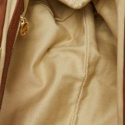 Pre Owned Valentino Garavani Brown Leather Vintage Shoulder Bag