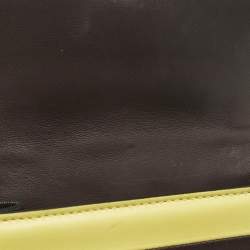 Pre Owned Valentino Multicolor Leather Mini Colorblock Rockstud Glam Lock Bag