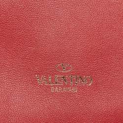 Pre Owned Valentino Black/Clear PVC and Leather Grande VLTN Plage Tote