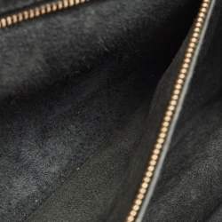 Pre Owned Valentino Metallic Leather Medium Glam Lock Shoulder Bag