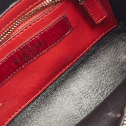 Pre Owned Valentino Black Quilted Leather Rockstud VLTN Belt Bag