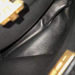 مملوكة مسبقًا Valentino Black Leather Roman Studded Tote and Shoulder Bag