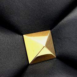 Pre Owned Valentino Black Leather One Stud Tote Bag