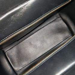 Pre Owned Valentino Black Leather One Stud Tote Bag