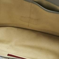 Pre Owned حقيبة كتف فالنتينو غلام لوك جلد أزرق فاتح متوسطة