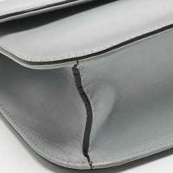 Pre Owned حقيبة كتف فالنتينو غلام لوك جلد أزرق فاتح متوسطة