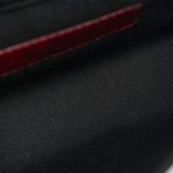 Pre Owned Valentino Black Leather Rockstud Flap Crossbody Bag