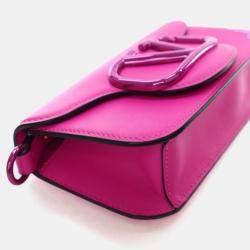 Pre Owned Valentino Small Calfskin Loco Crossbody Bag