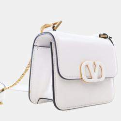 Pre Owned Valentino Micro Calfskin VSling Flap Bag